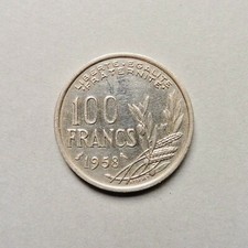 100 Francs  Cochet - 1958 - Chouette