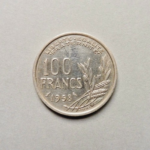 100 francs cochet 1958 - 100,