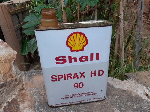 Ancien bidon shell spirax - shell, hd