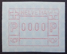 Suisse neuf vignette - vignette,, timbre