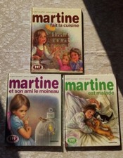 Lot de 3 livres "MARTINE" par