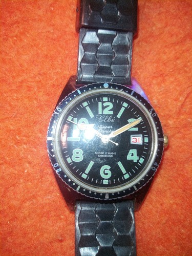 Montre plongée elbé date - elbé,