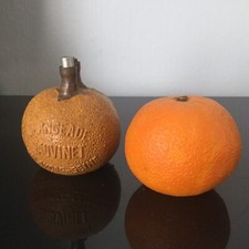 Mignonette Orangeade SAUVINET Malakoff Seine Barbotine en Porcelaine Flacon Pub