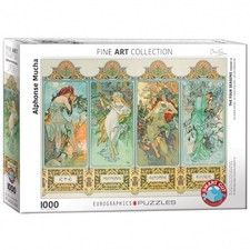 Puzzle - Les Quatre Saisons D'Alphonse Mucha - 1000 Pièces