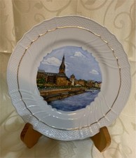 Assiette de luxe paysage