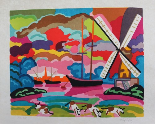 Charles lapicque lithographie - charles,