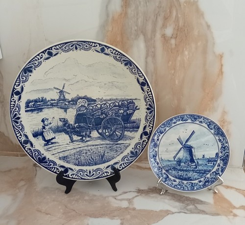 Grand plat une - et, assiette