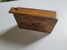 ANCIENNE BOITE POUR JEU DE CARTE PUBLICITE SUZE A LA GENTIANE BAR 1950-1970 BOIS