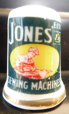 Dé à coudre Thimble PUBLICITAIRE JONES SEWING MACHINES