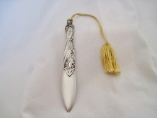 marque page art nouveau argent massif Charles Murat 1897-1910