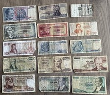 Lot De 25 Billets Du Monde