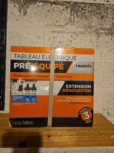 Tableau electrique pre - electrique,