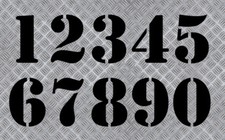 STICKER NUMERO COURSE RACING