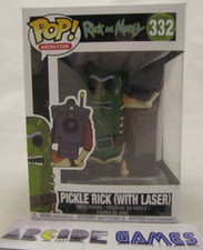 FIGURINE FUNKO POP RICK AND MORTY - PICKLE RICK WITH LASER N°332 (vendeur pro)