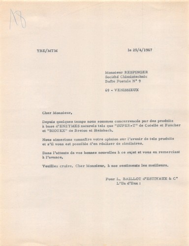 1967 baillot estivaux - l, d