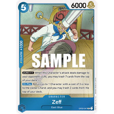 One Piece TCG OP03-047 Zeff R