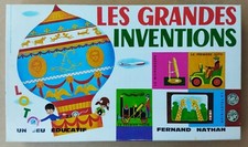 FERNAND NATHAN  --- JEU LES GRANDES INVENTIONS (LOTO) --- COMPLET. TTBE. 1969