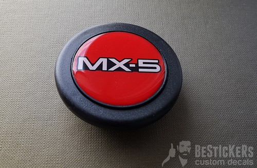 Bouton horn rouge - rouge, mazda