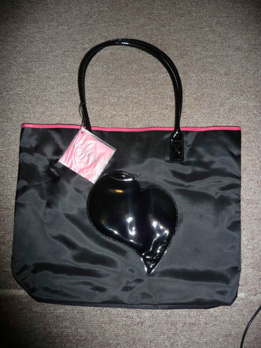 Guess pink and black - tote, with