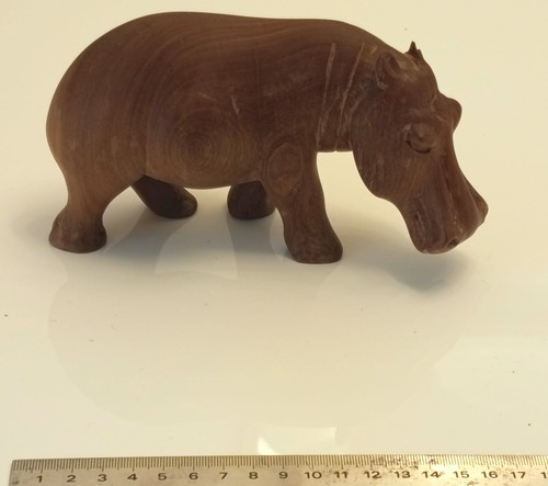 Hippopotame bois cm - bois,