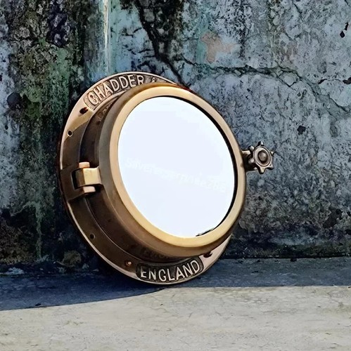 Ancien hublot laiton cabale