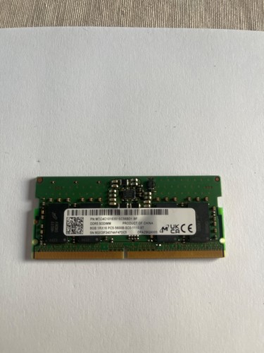 Micron ddr5 ram - 8gb, 1rx16
