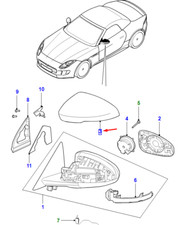 Coque de rétroviseur avant
