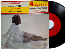 4 Succès Par Raymond Boisserie Amsterdam + 3 titres Pochette avec languette TBE.