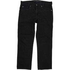 Joker Double Saddle Stitched  Homme Noir Straight Regular  Jeans W36 L31 (57716)