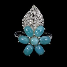 925 Bague en Argent Ovale