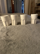 4 verres tasses café thé