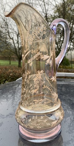 Grand pichet verre soufflé
