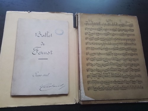 Partition manuscrite piano - partition,