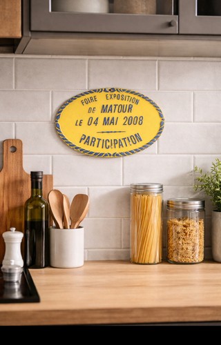 Ancienne plaque foire - ancienne,