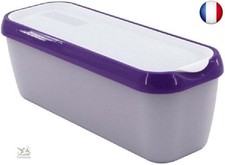 Bac Stockage Crème Glacée Rectangulaire Réutilisable Moule Récipient Boîte Crèm