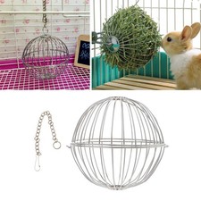 Boule Feedball En Fer Pour Lapin Cochon D'Inde Lapin Chinchillas Hamster Rongeur