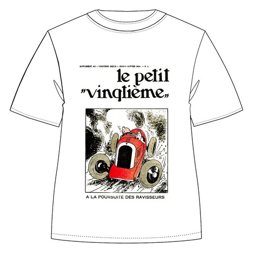 Shirt 100 coton tintin - t-shirt, le