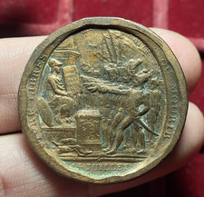 #83-114 ~ Monneron de 5 sols 1792 - Modification en palais de jeu