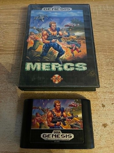 Sega genesis mercs - genesis,