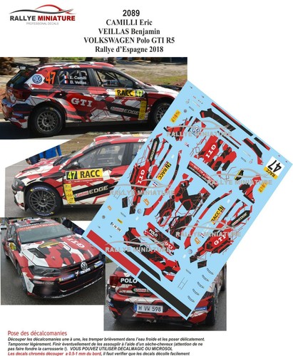 Decals ref 2089 vw - decals,