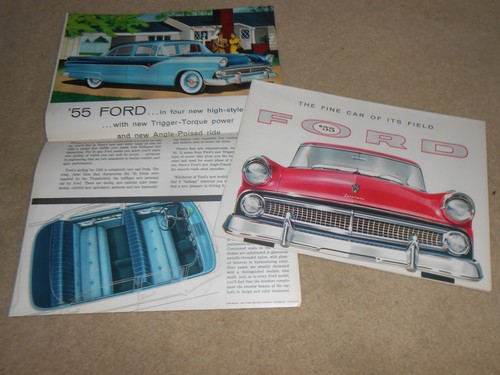 1955 ford original brochure - 1955,