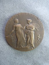 BELLE MEDAILLE début XXème: MINISTERE DE L'AGRICULTURE, associations agricoles.