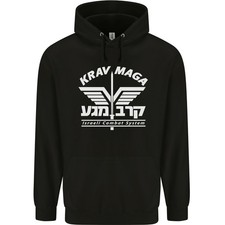 Hoodie Pour Hommes Krav Maga Système De Défense Israélien MMA 80% Coton
