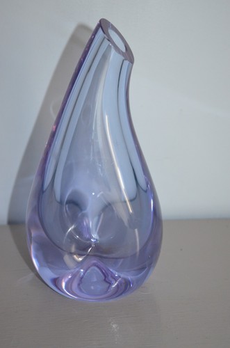 Vase cristal sèvre violet - de,