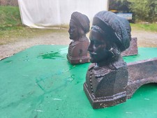 2chenets pour cheminé en fonte