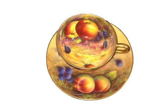 Soucoupe tasse fruits royal - tasse,