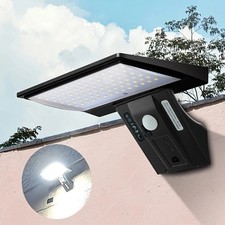 Lampe Solaire Extérieure 90 LED Étanche Avec Capteur De Mouvement 4 Modes Jardin