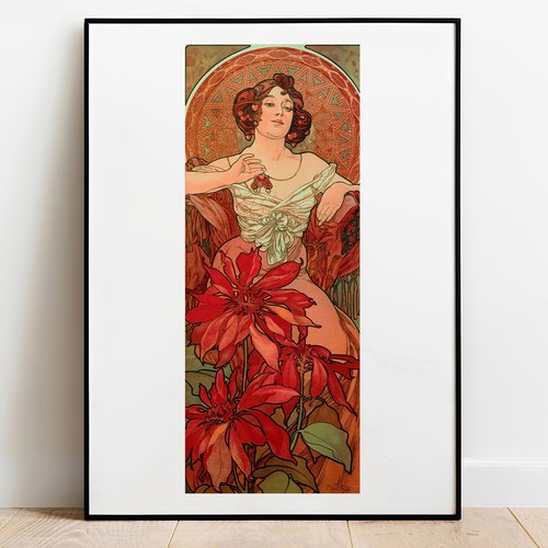 Affiche vintage mucha - affiche,