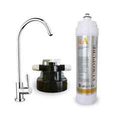 Kit Filtre D'Eau Potable Europure 4A Composit À Charbon Argenté + Accessoires