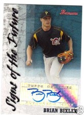 2007 Bowman Brian Bixler autograph Pirates auto 